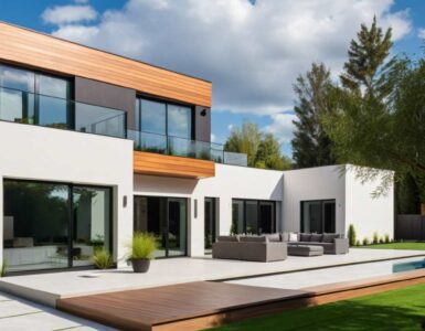 Construction d'une maison toit plat dans les Yvelines